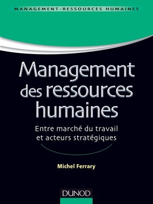 cover image of Management des ressources humaines